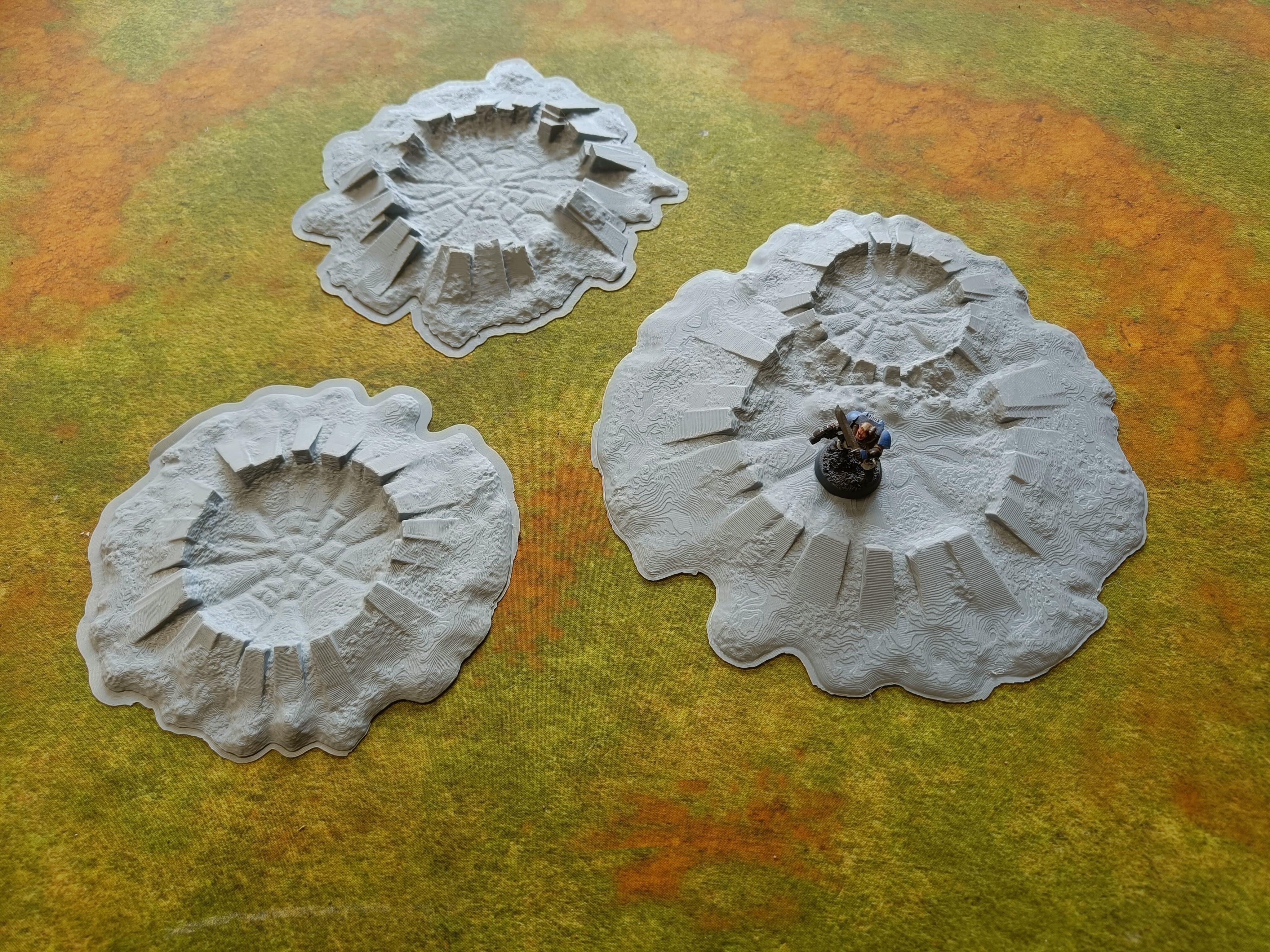 Battlefield Large Craters Fantasy / Sci-fi WW2 - Gifts for Geeks Leicester