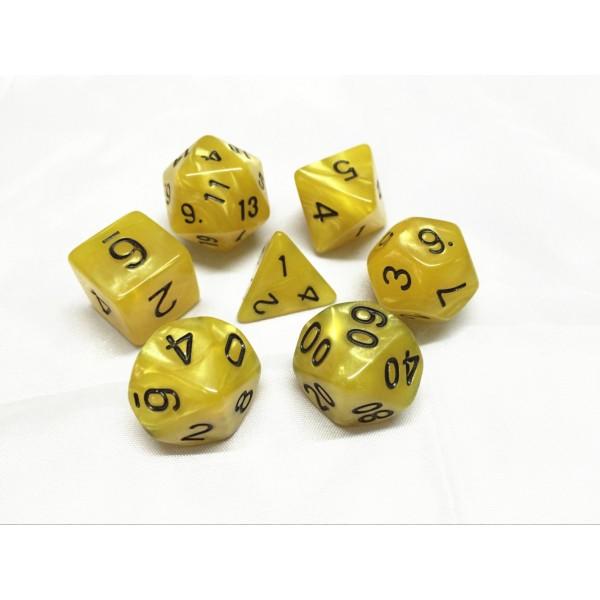 Yellow (Black Font) Pearl Dice thumbnail