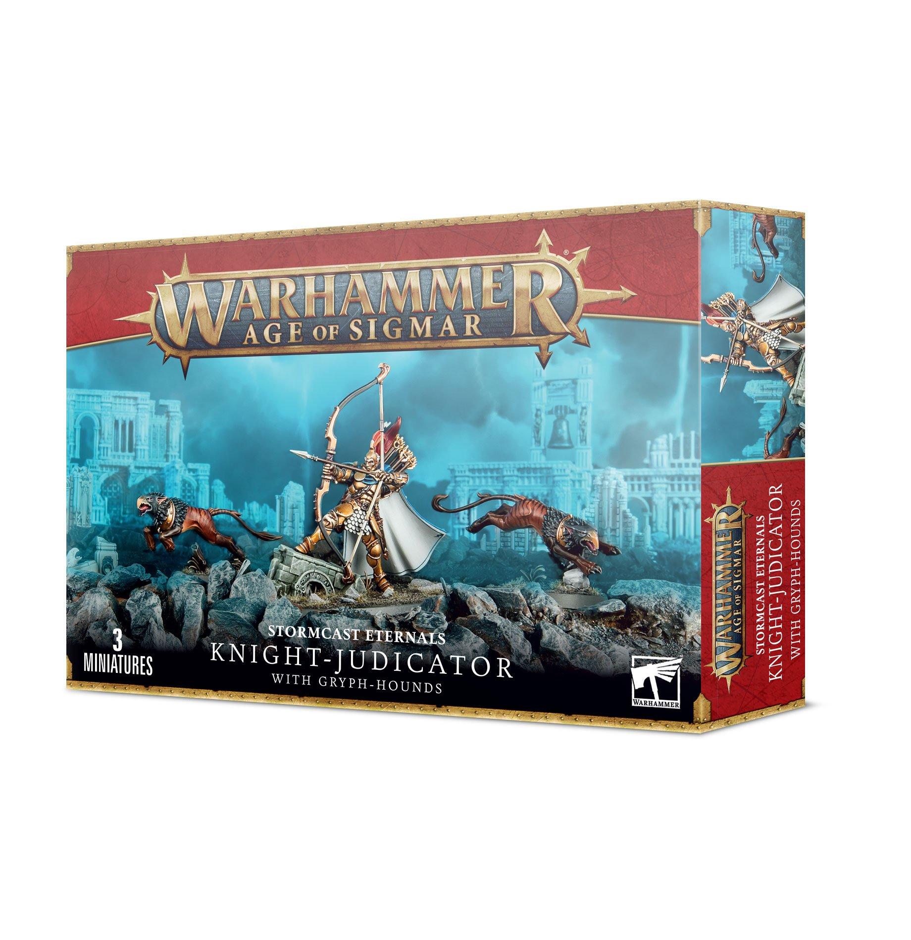 Stormcast Eternals:  Knight-Judicator With Gryph-Hounds - Gifts for Geeks Leicester