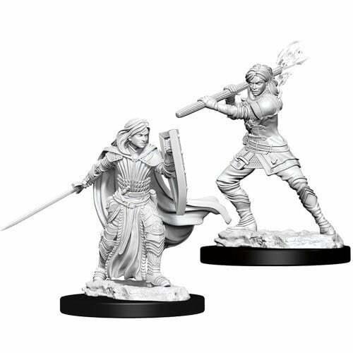 D&D Nolzur's Marvelous Unpainted Miniatures : Female Human Paladin  (Wave 10) - Gifts for Geeks Leicester