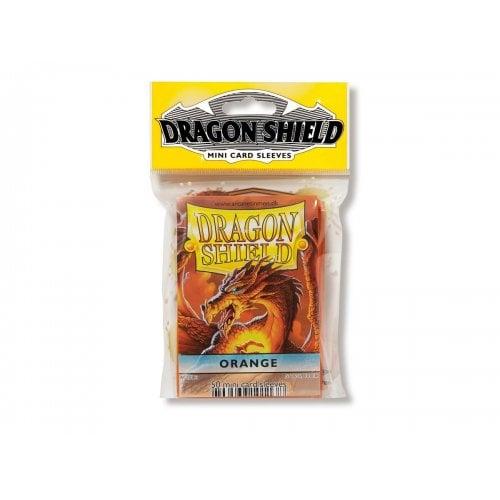 Dragon Shield Mini Orange Sleeves (50) thumbnail