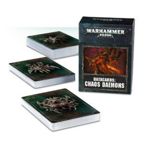 Datacards: Chaos Daemons (English) (Previous Edition) - Gifts for Geeks Leicester