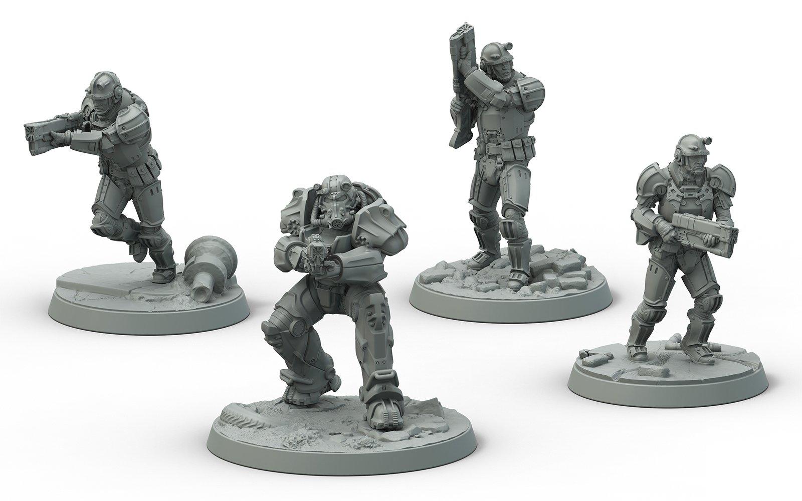 Fallout: Wasteland Warfare - Brotherhood of Steel Frontline Knights thumbnail