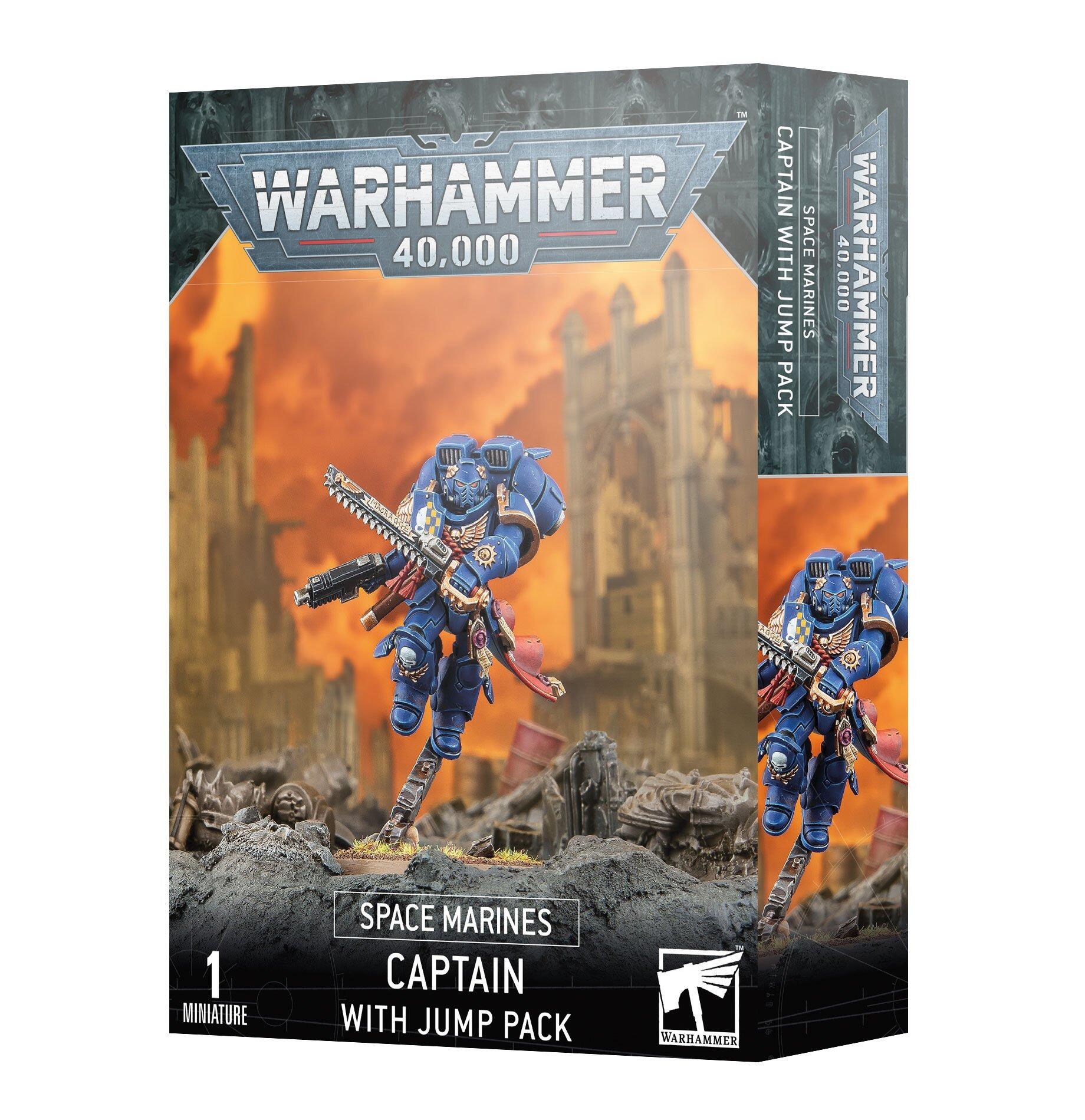 SPACE MARINES: CAPTAIN WITH JUMP PACK - Gifts for Geeks Leicester