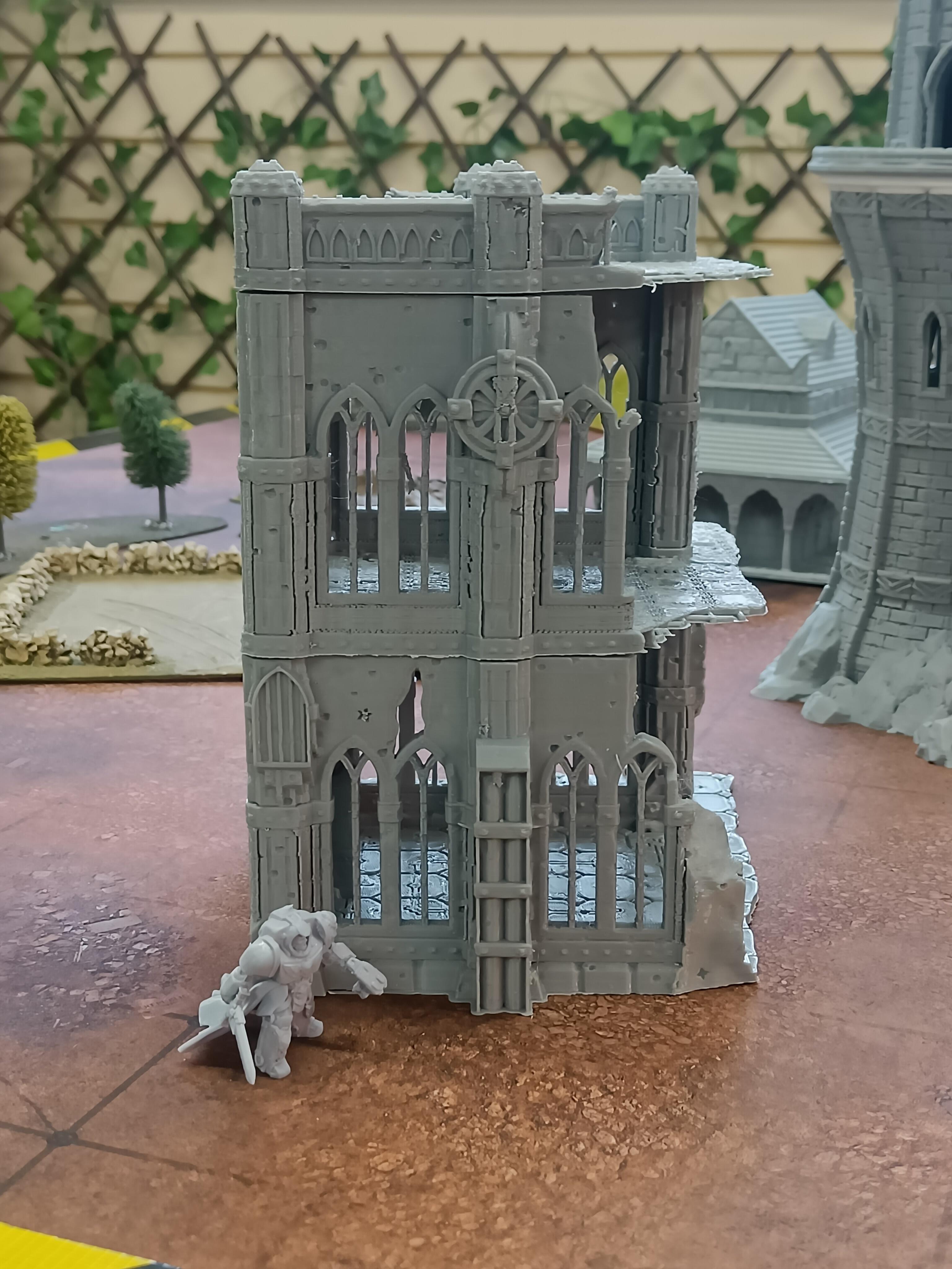 Domina Ferrum Sci-Fi Gothic Ruined Building 2 - Gifts for Geeks Leicester
