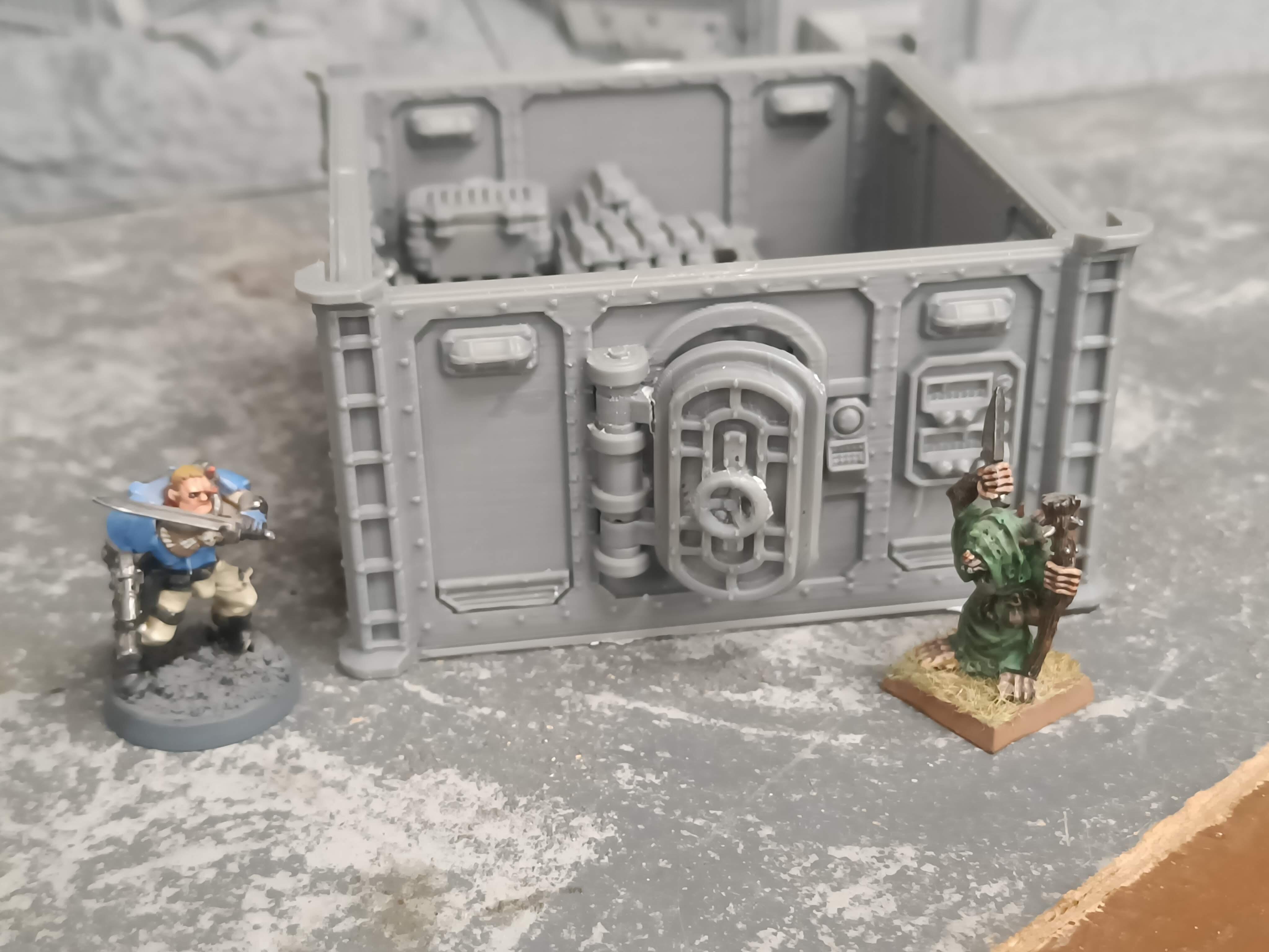 Bank Vault Terrain - Sci-fi  Steampunk / Modern Era thumbnail
