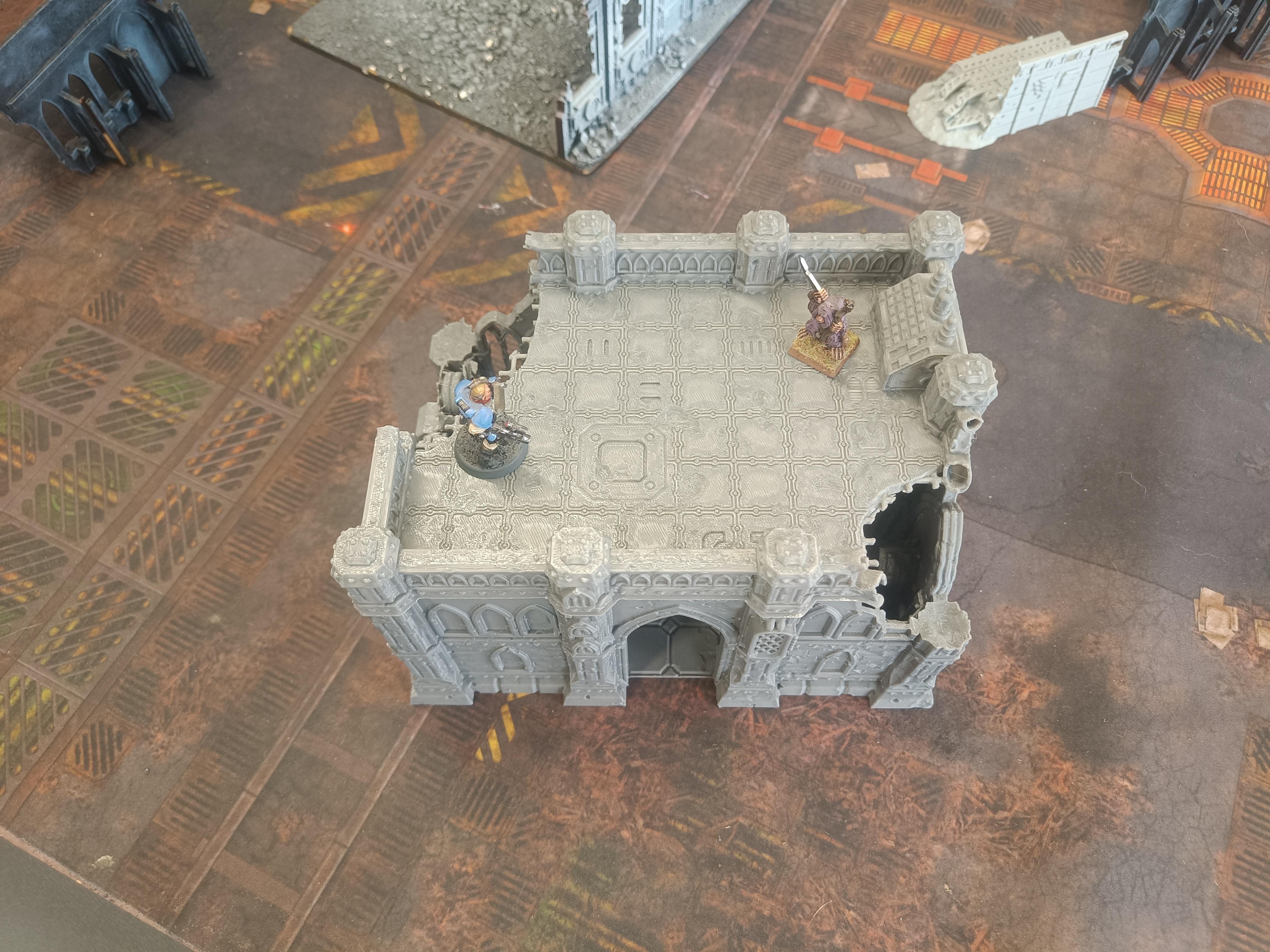 Domina Ferrum Sci-Fi Gothic Ruined Building 3 - Gifts for Geeks Leicester