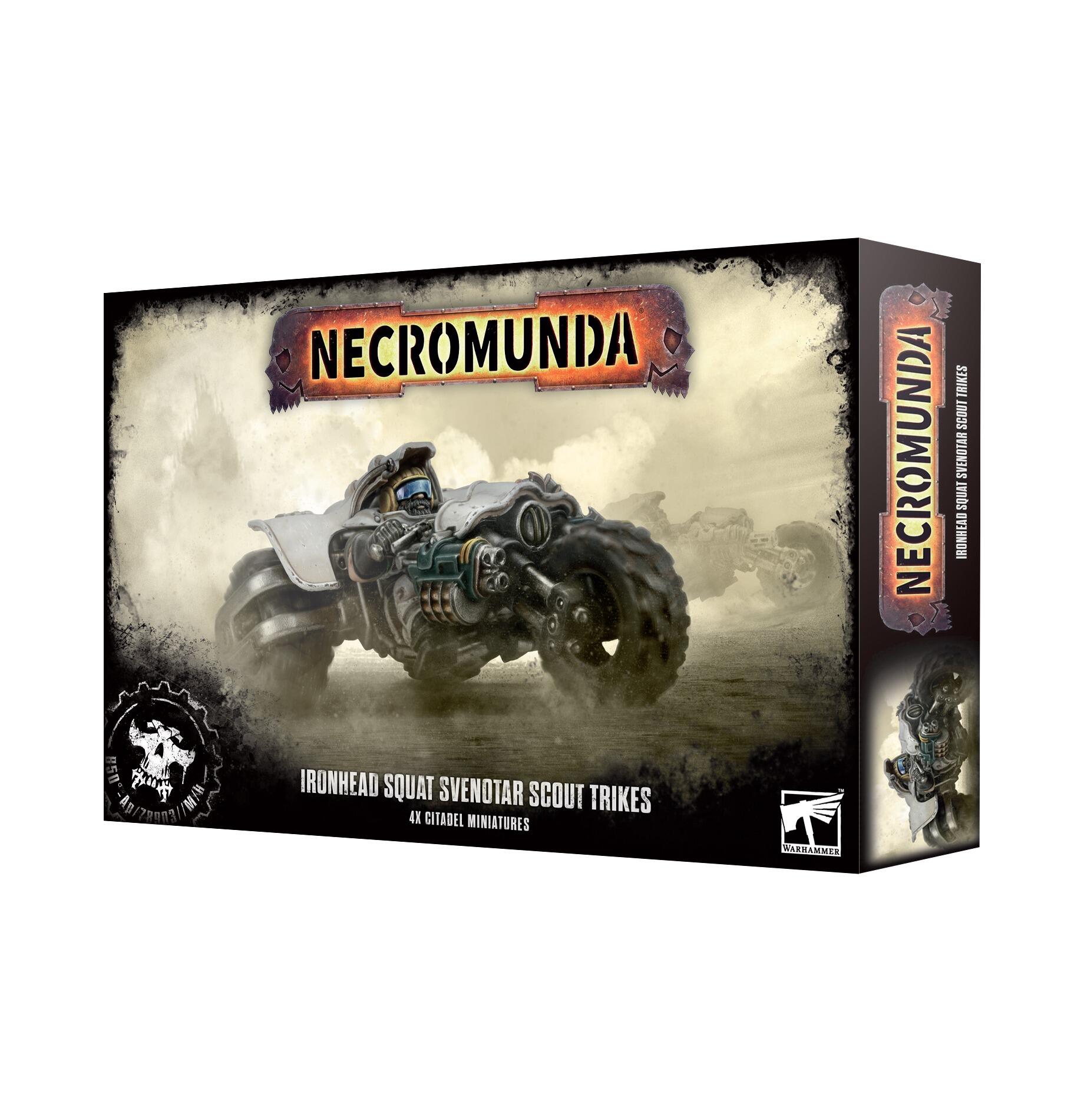 NECROMUNDA: IRONHEAD SQUAT SVENOTAR SCOUT TRIKES - Gifts for Geeks Leicester