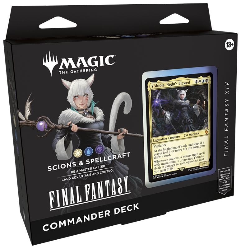 Magic the Gathering: Universes Beyond Final Fantasy - Commander Deck Scions & Spellcraft - Gifts for Geeks Leicester