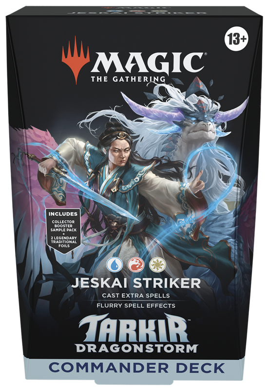 MTG Tarkir Dragonstorm Commander Deck: Jeskai Striker - Gifts for Geeks Leicester