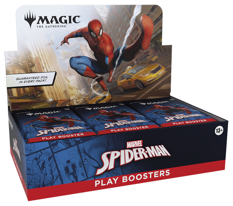 Magic the Gathering: Marvel's Spider-Man - Play Booster BOX (30 Packs) - Gifts for Geeks Leicester