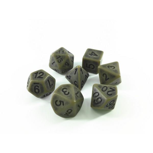 Cyan Ancient dice set - Gifts for Geeks Leicester
