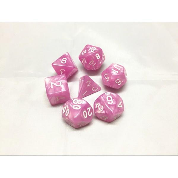 Pink Pearl Dice Set thumbnail