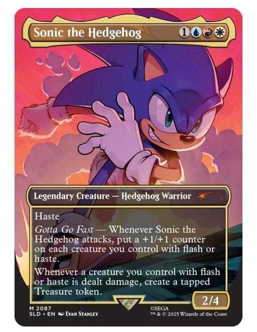 Secret Lair - Sonic The Hedgehog Friends and Foes (Non-Foil) - Gifts for Geeks Leicester