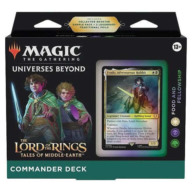 The Lord Of The Rings - Tales Of Middle-Earth - Commander Deck - Food And Fellowship - Gifts for Geeks Leicester