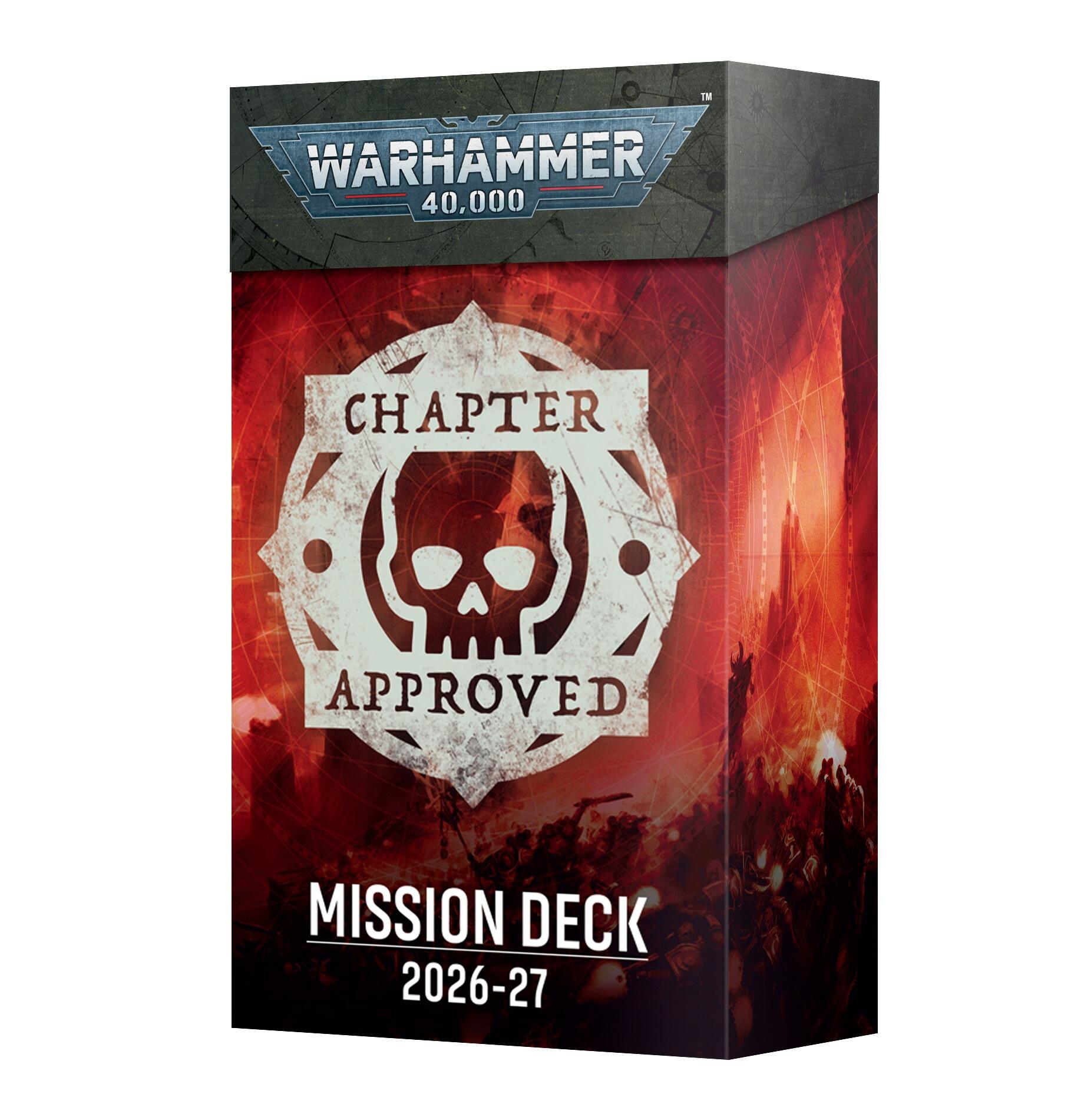 WH40K: CHAPTER APPROVED MISSION DECK ENG 11th Edition June 2026 - Gifts for Geeks Leicester
