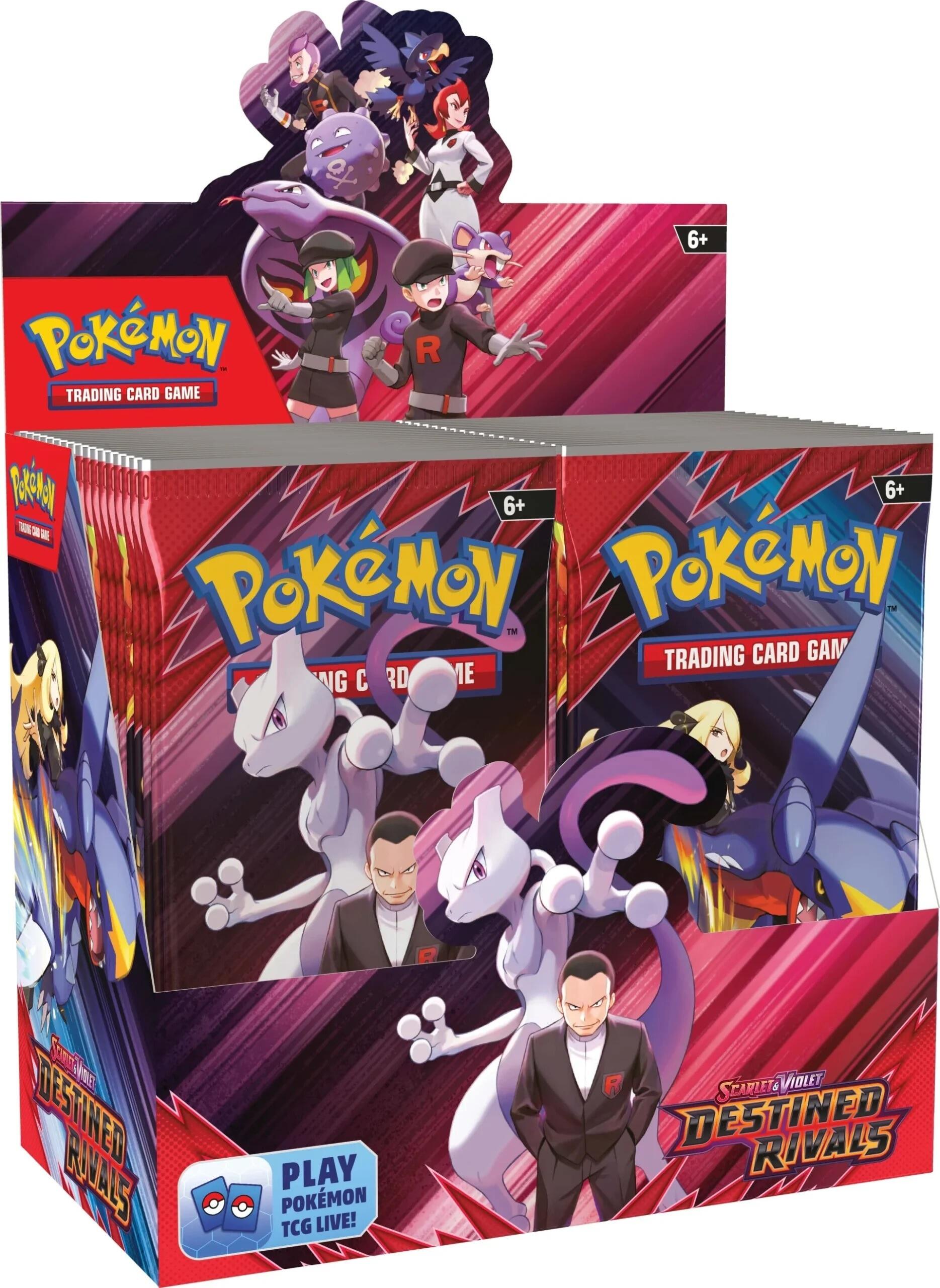 Pokémon Destined Rivals Booster Box (36 Packs) Sealed - Gifts for Geeks Leicester
