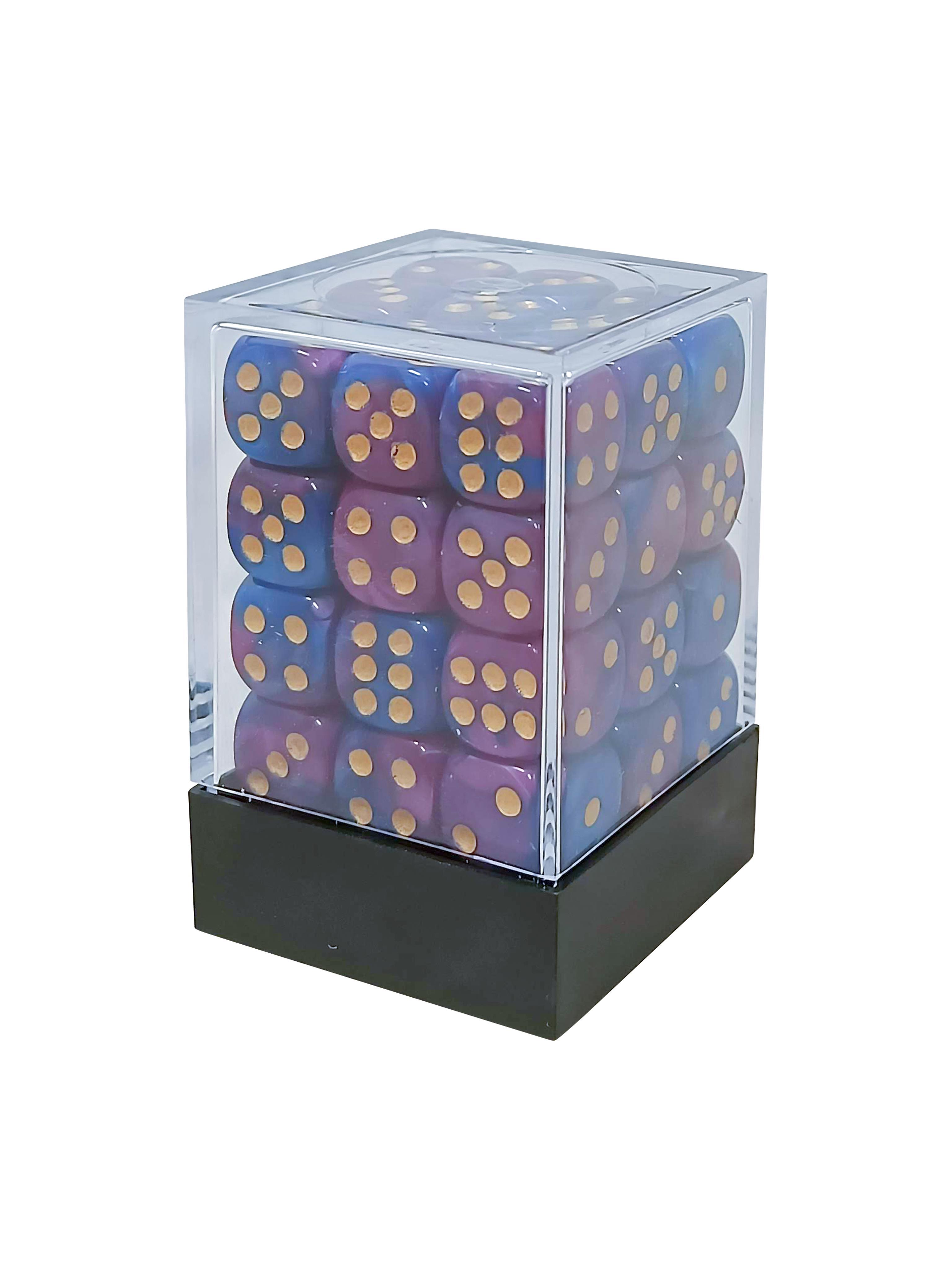 36 x 12MM d6 Blended Dice Set - Blue & Purple - Gifts for Geeks Leicester