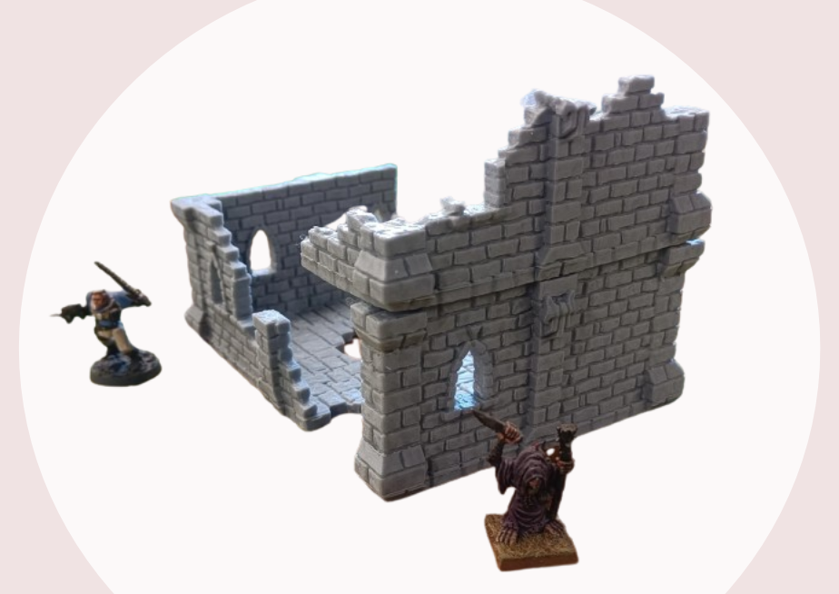 Ulvheim Ruined Brick House 1 Fantasy/Medieval Scenery - Gifts for Geeks Leicester