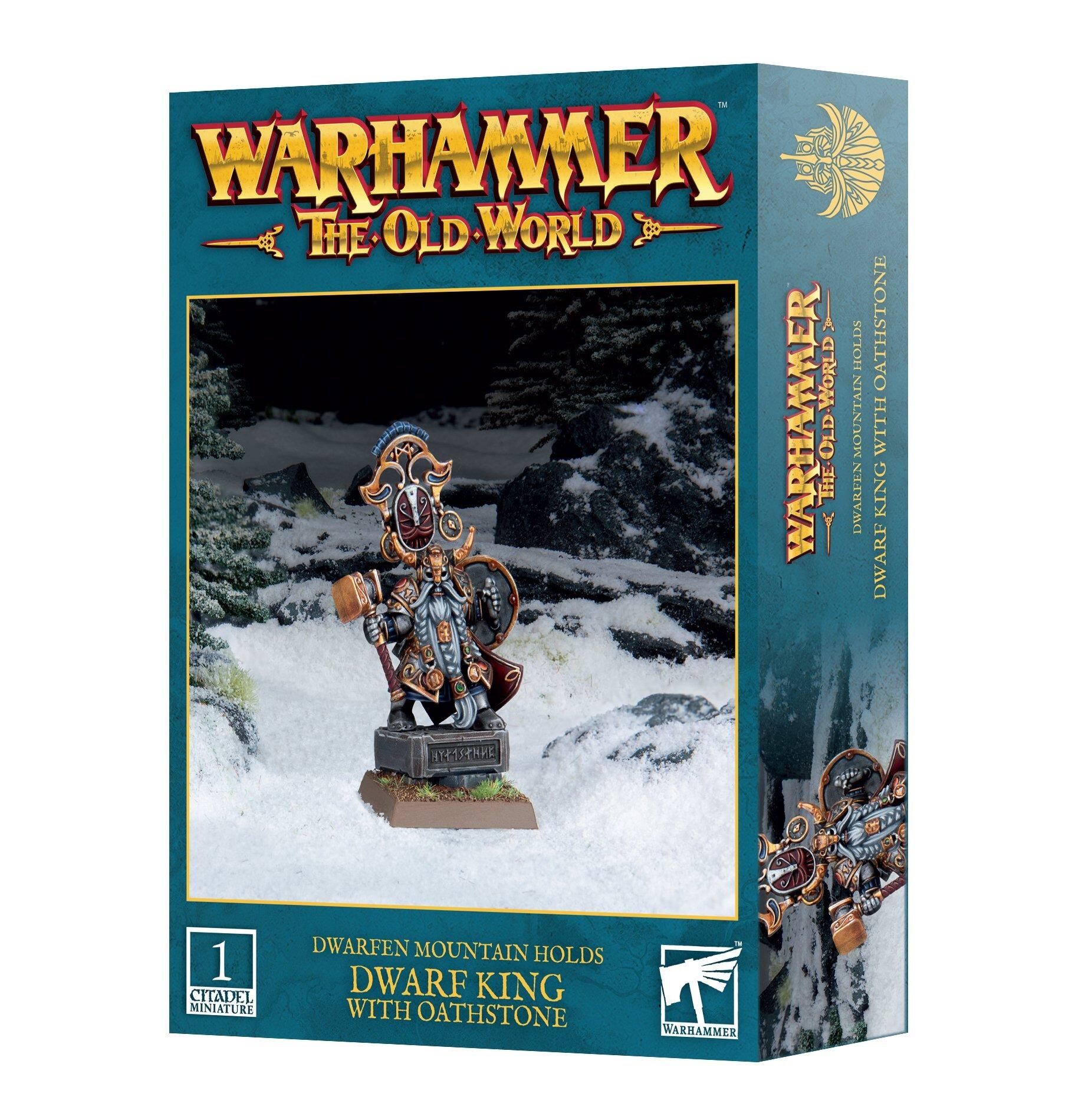 DWARFEN HOLDS: DWARF KING WITH OATHSTONE - Gifts for Geeks Leicester