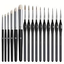 Miniature Paint Brushes Drybrush Set, Acrylic Paint Brushes - Gifts for Geeks Leicester