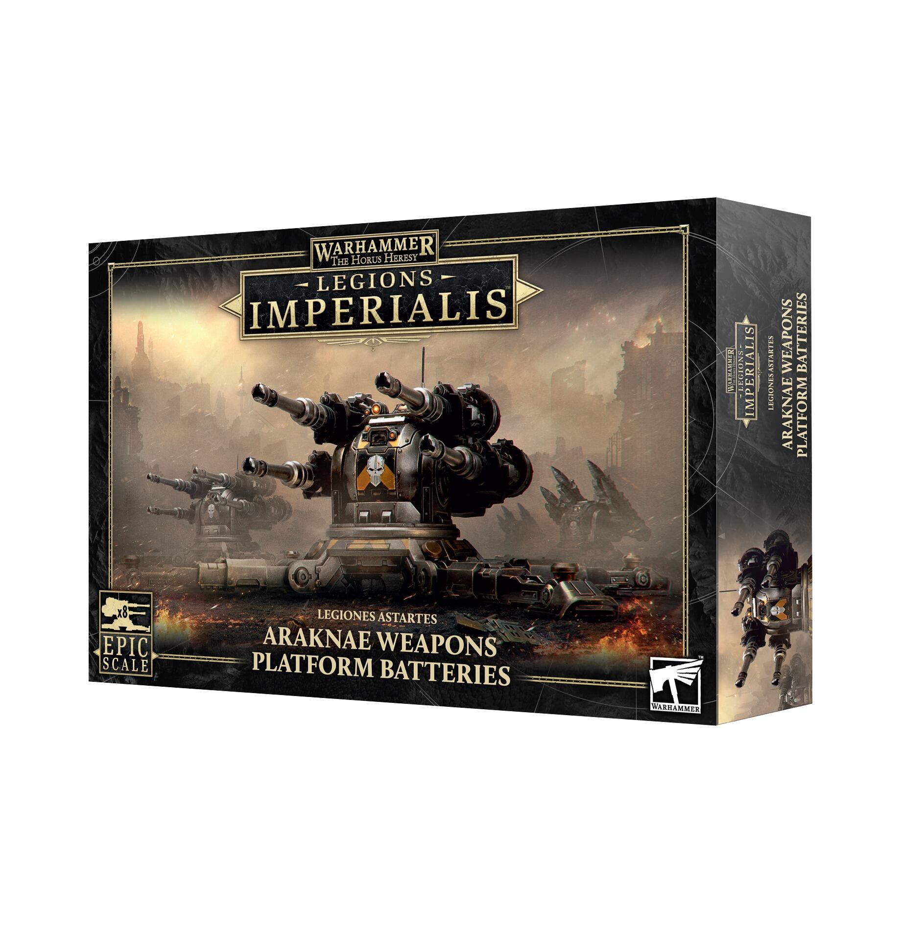 Legions Imperialis : Legiones Astartes Araknae Weapons Platform Batteries - Gifts for Geeks Leicester