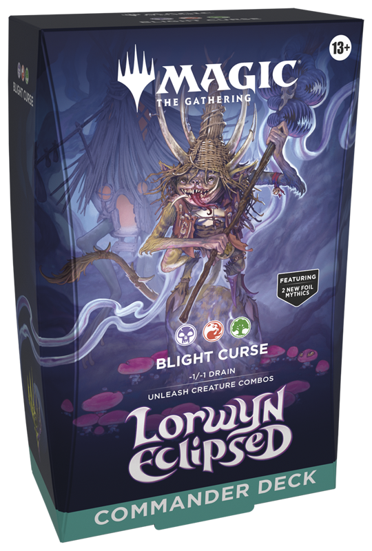 MTG Lorwyn: Eclipsed Commander Deck: Blight Curse - Gifts for Geeks Leicester