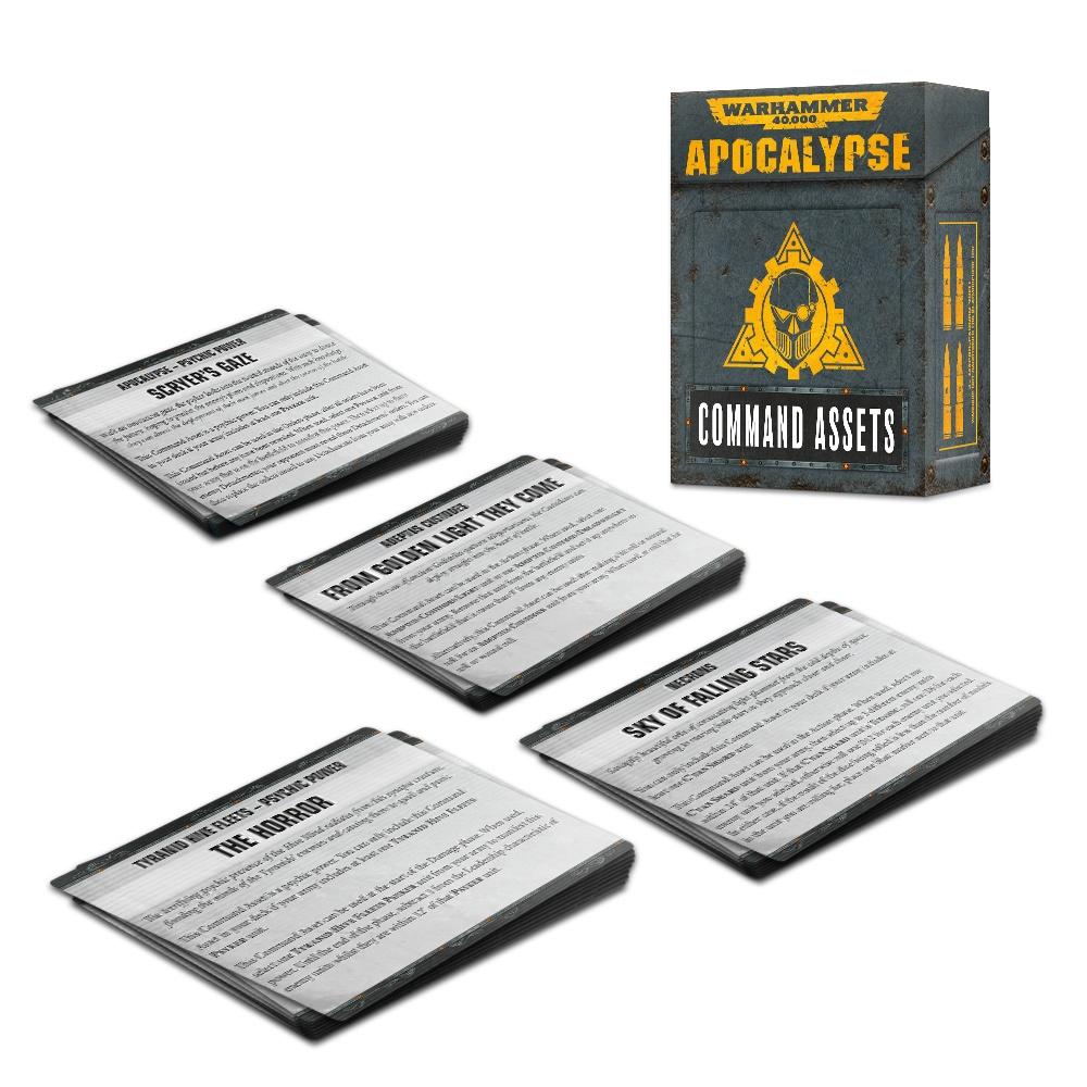 APOCALYPSE COMMAND ASSETS (ENGLISH) - Gifts for Geeks Leicester