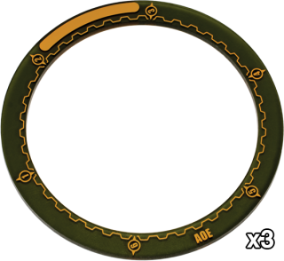 Warmachine: 4'' Area of Effect Ring Markers - Gifts for Geeks Leicester