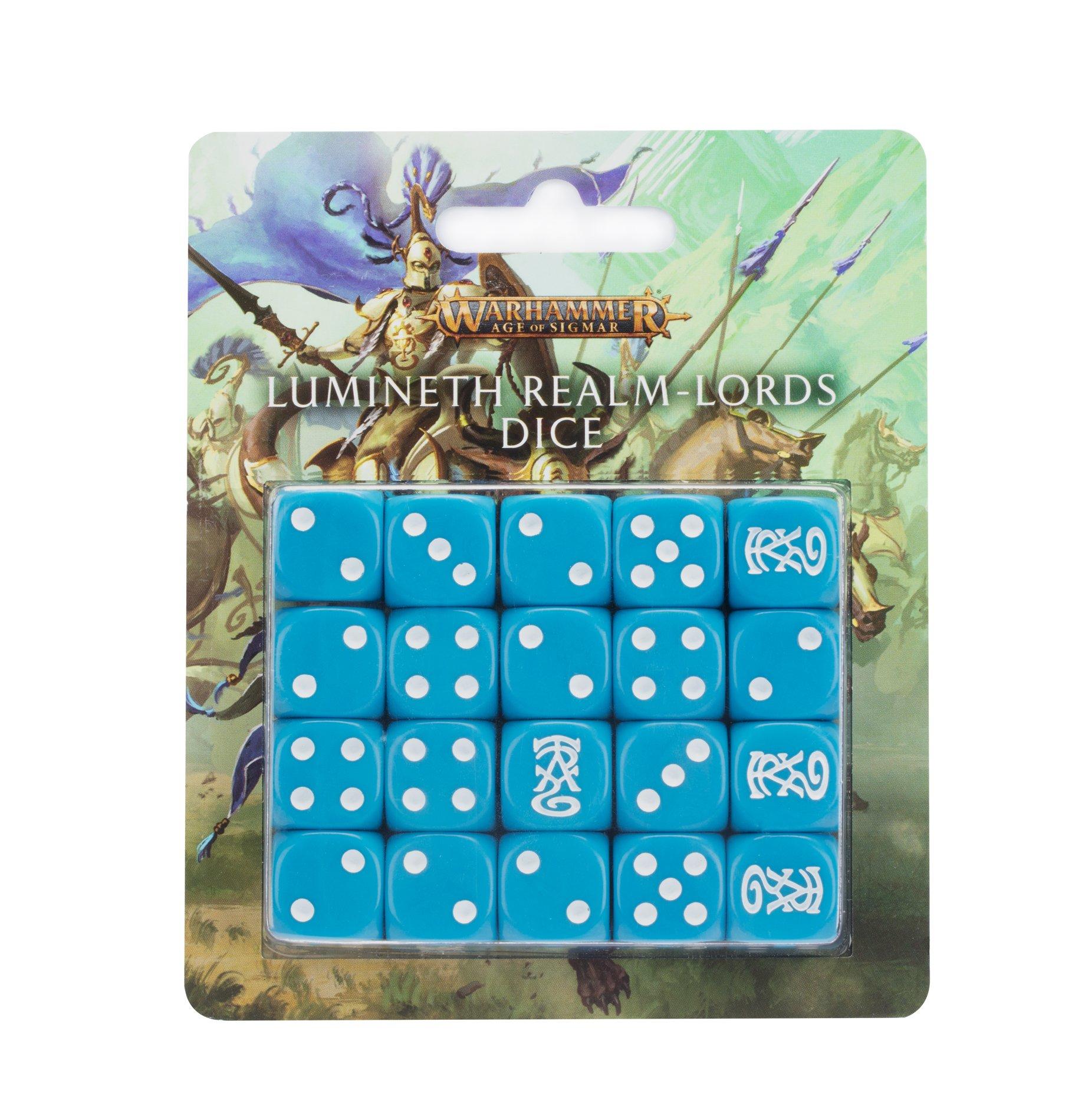Age of Sigmar: Lumineth Realm-lords Dice - Gifts for Geeks Leicester