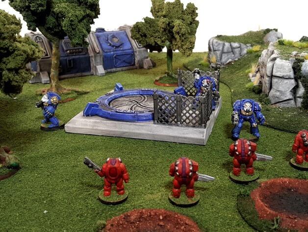 Sci-Fi Launch Pad Terrain Scenery - Gifts for Geeks Leicester