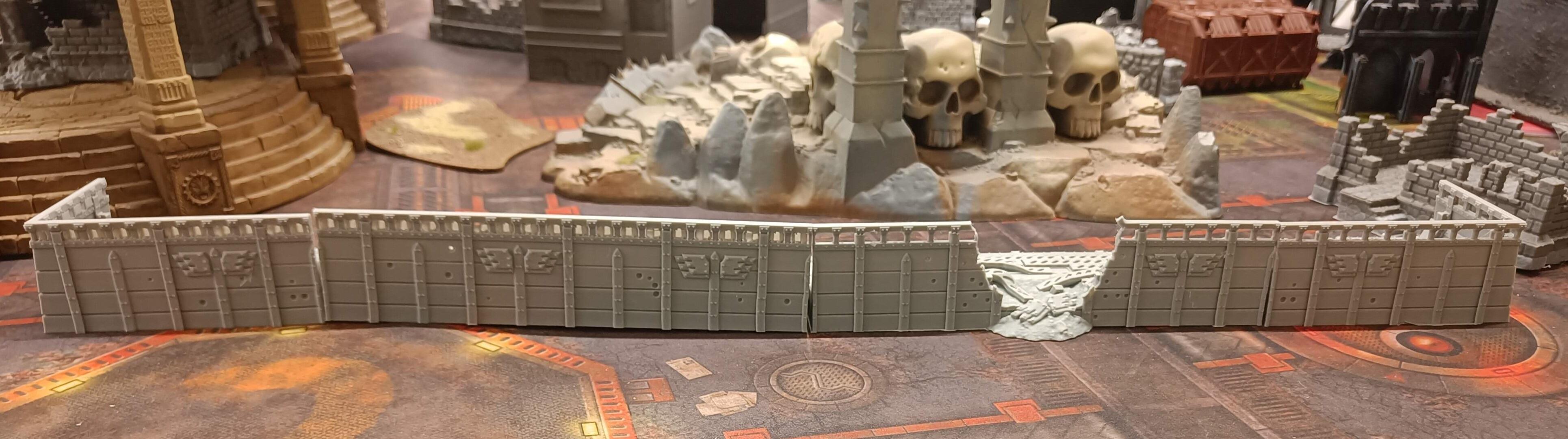 Modular Sci-Fi Barricade / Defence Trenchline thumbnail