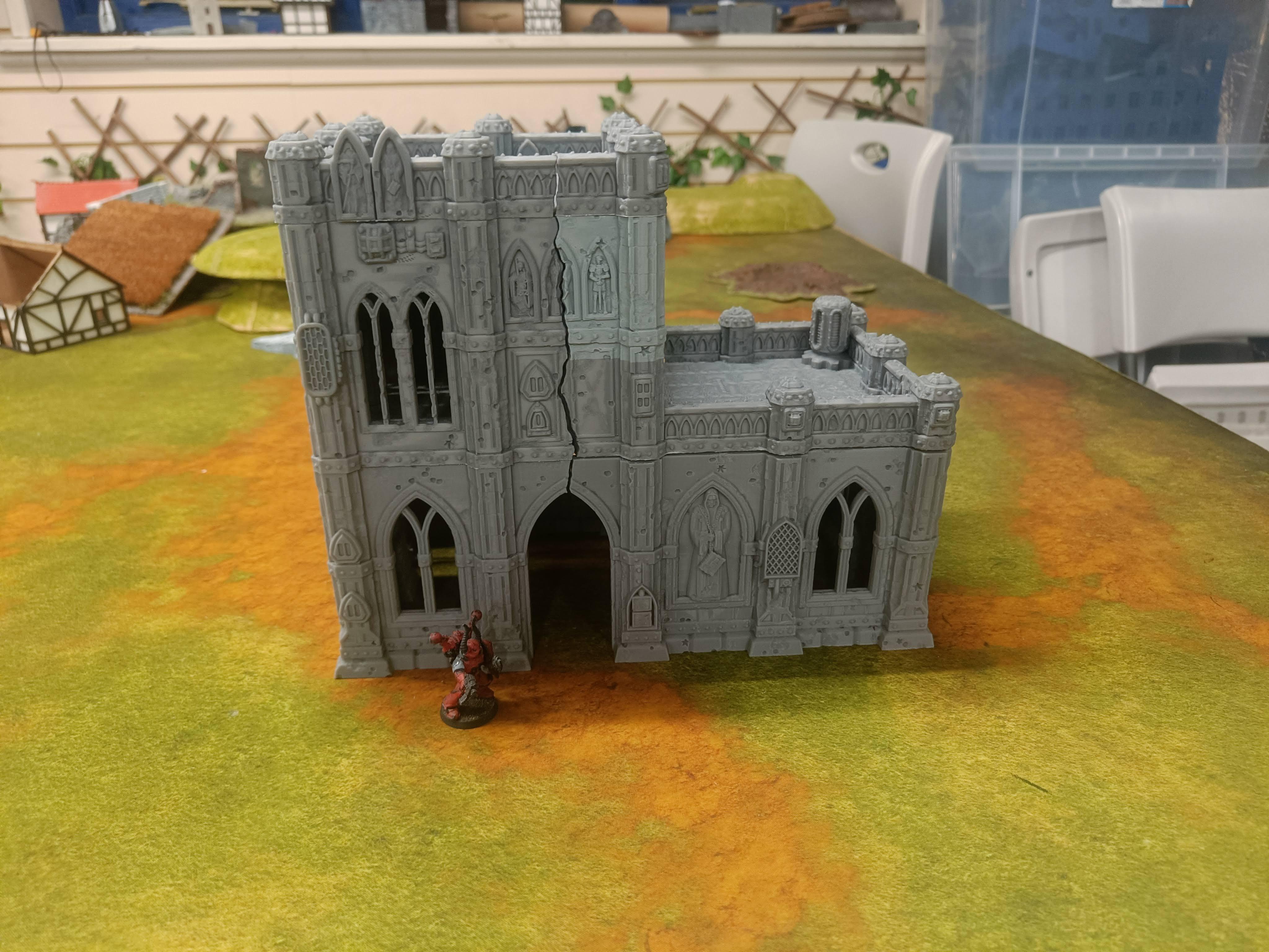 Domina Ferrum Large Sci-Fi Gothic Ruined Building / Small Battlefield thumbnail