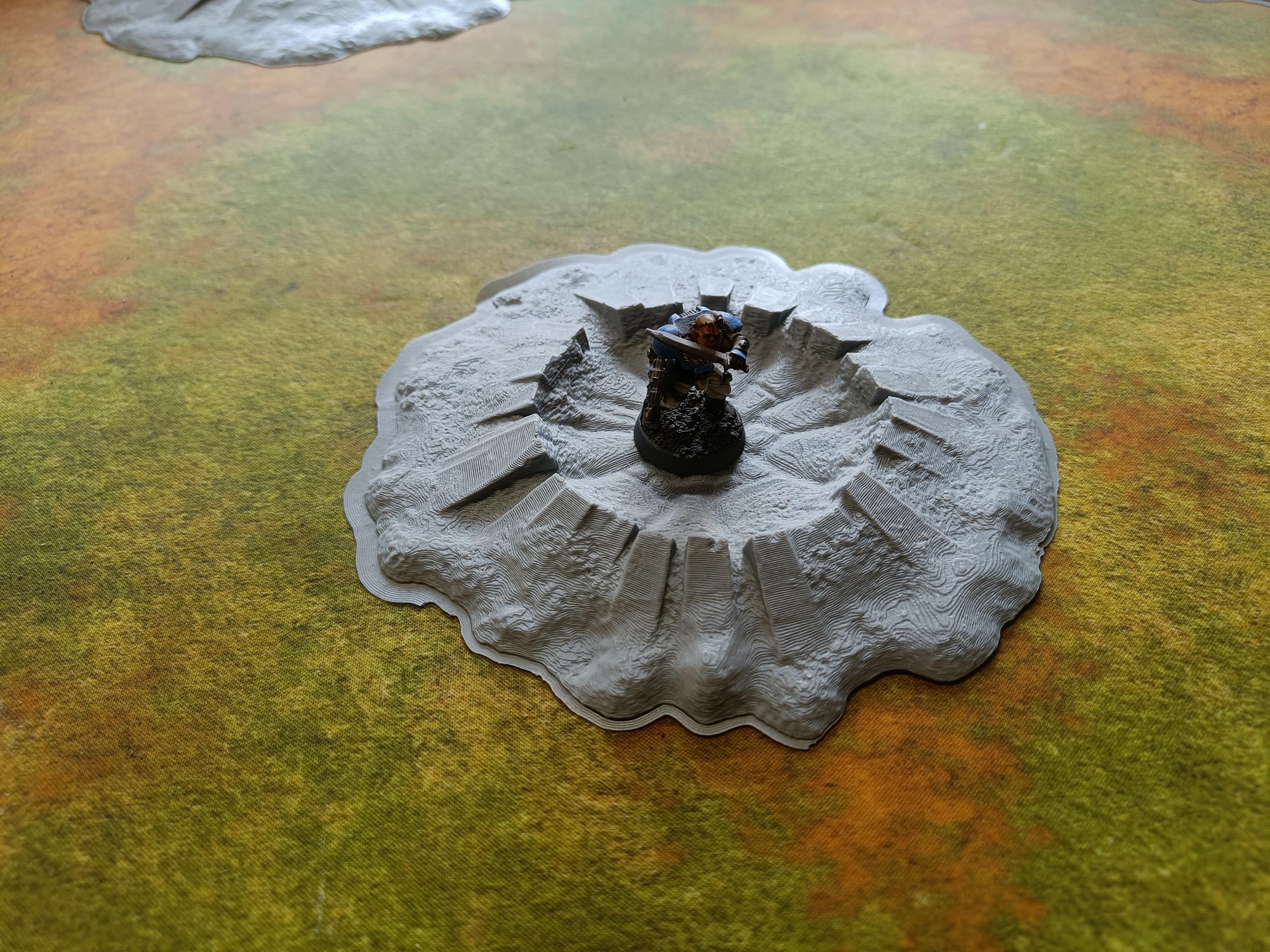 Battlefield Large Craters Fantasy / Sci-fi WW2 - Gifts for Geeks Leicester