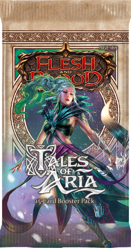 Flesh and Blood: Tales of Aria UNLIMITED Booster PACK (15 Cards) - Gifts for Geeks Leicester