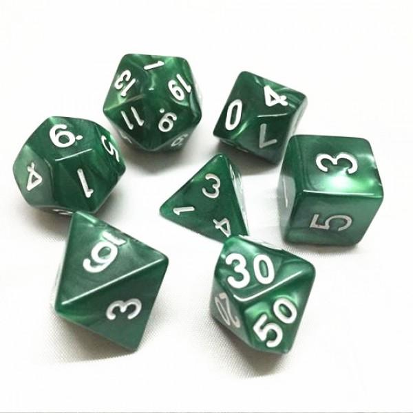 Green Pearl Dice Set thumbnail