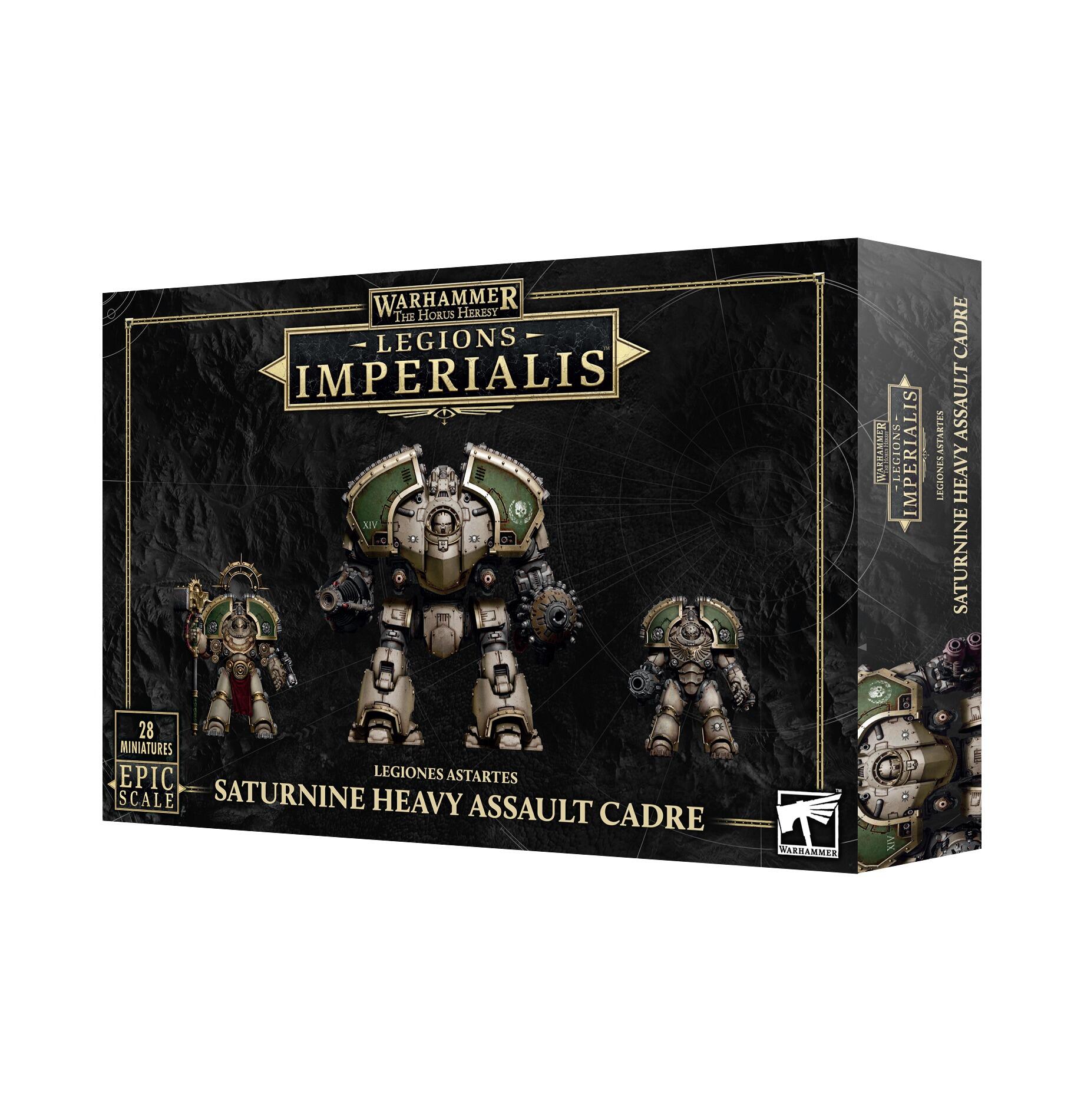 Legions Imperialis : Legiones Astartes SATURNINE HEAVY ASSAULT CADRE - Gifts for Geeks Leicester