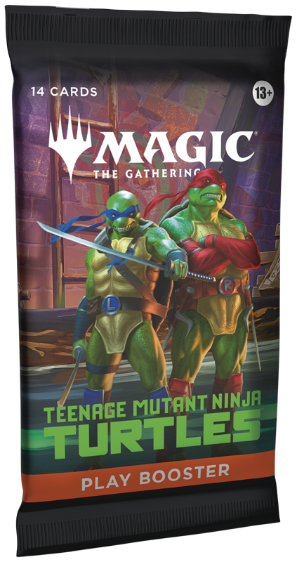 Teenage Mutant Ninja Turtles - Play Booster PACK (14 Cards) - Gifts for Geeks Leicester
