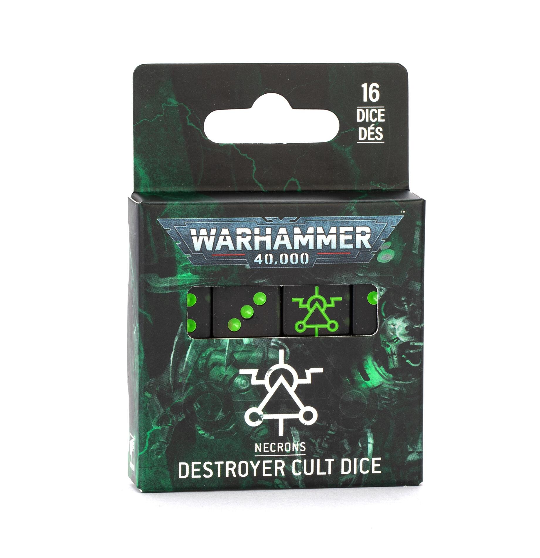 NECRONS: DESTROYER CULT DICE - Gifts for Geeks Leicester