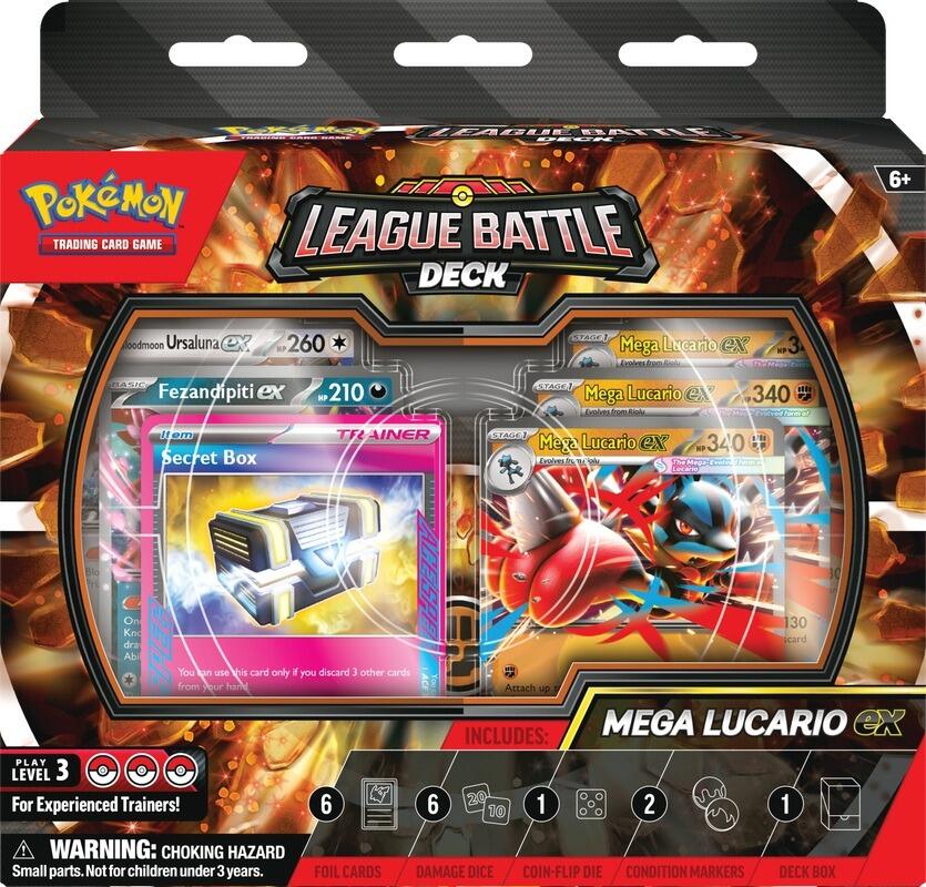 Mega Lucario ex League Battle Deck - Gifts for Geeks Leicester