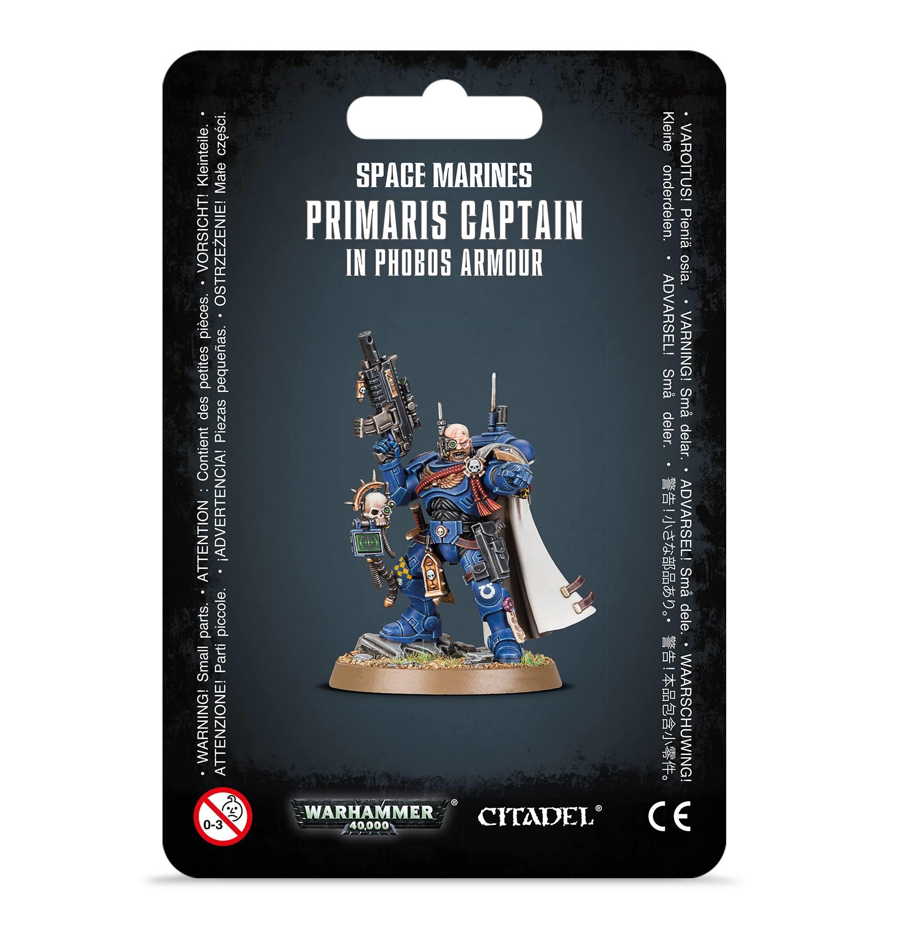 Primaris Captain In Phobos Armour - Gifts for Geeks Leicester