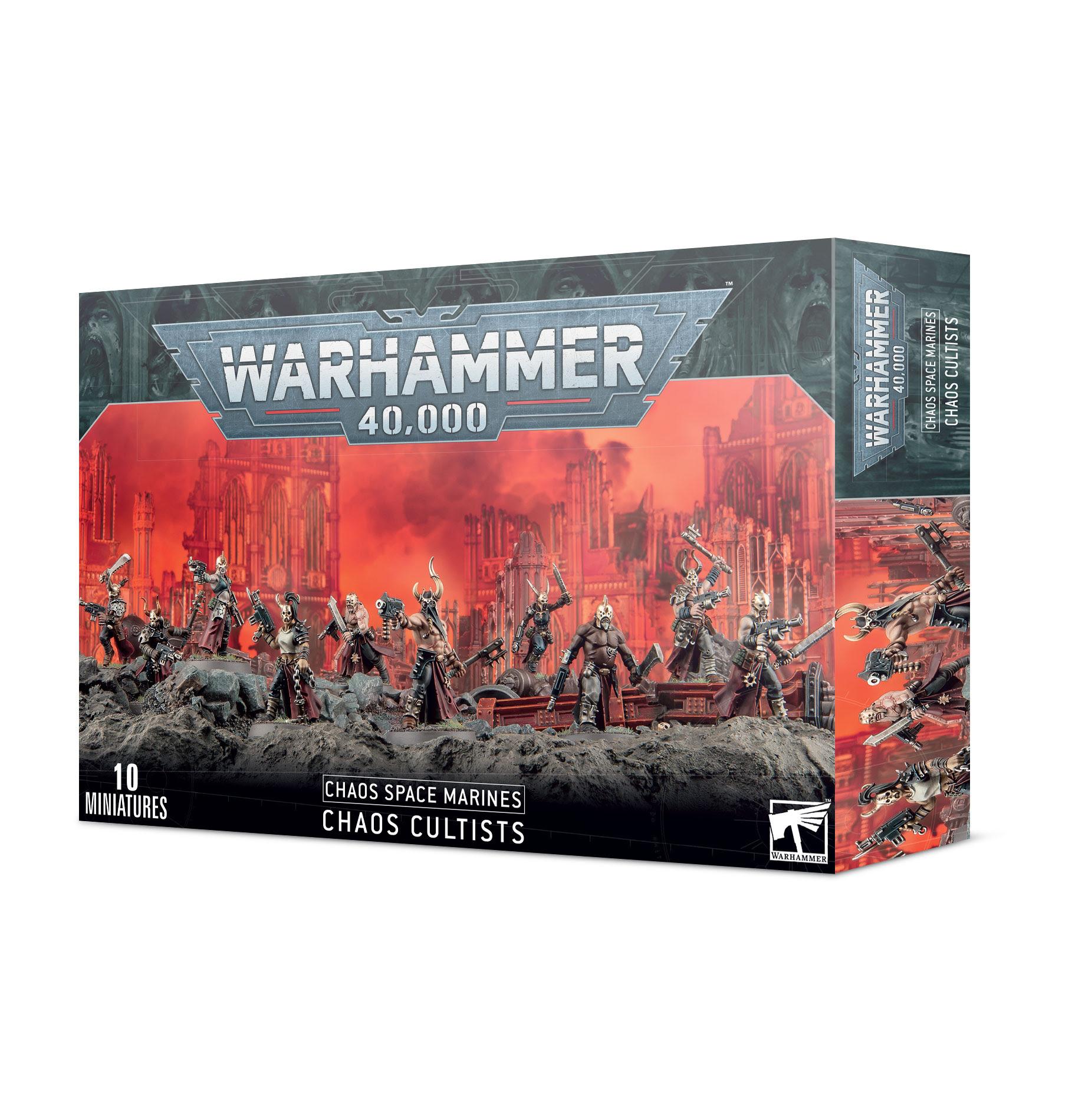 Chaos Space Marines: Chaos Cultists Warband - Gifts for Geeks Leicester