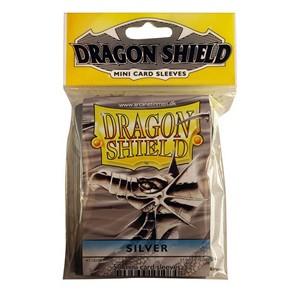 Dragon Shield Mini Silver Sleeves (50) - Gifts for Geeks Leicester