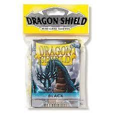 Dragon Shield Mini Black Sleeves (50) thumbnail