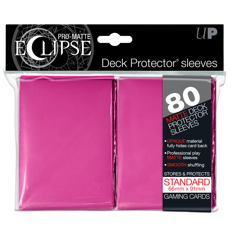 Ultra Pro Standard Size (80) - Eclipse Pink - Gifts for Geeks Leicester