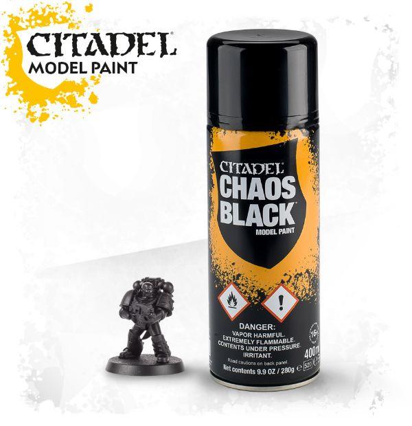 CITADEL Chaos Black Spray Paint (England, Scotland & Wales Only) thumbnail