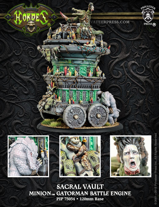 Minion Gatorman Battle Engine - Sacral Vault    inc Resin thumbnail