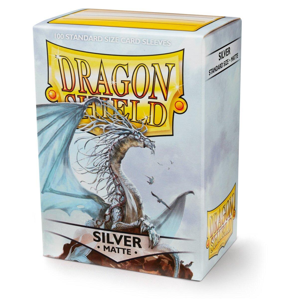 Dragon Shield Standard Sleeves Silver Matte 100 thumbnail
