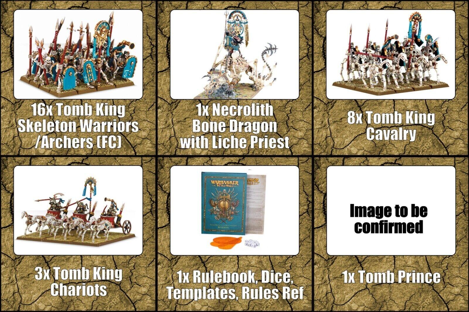 Choose your Unit: Warhammer The Old World Tomb Kings - Gifts for Geeks Leicester