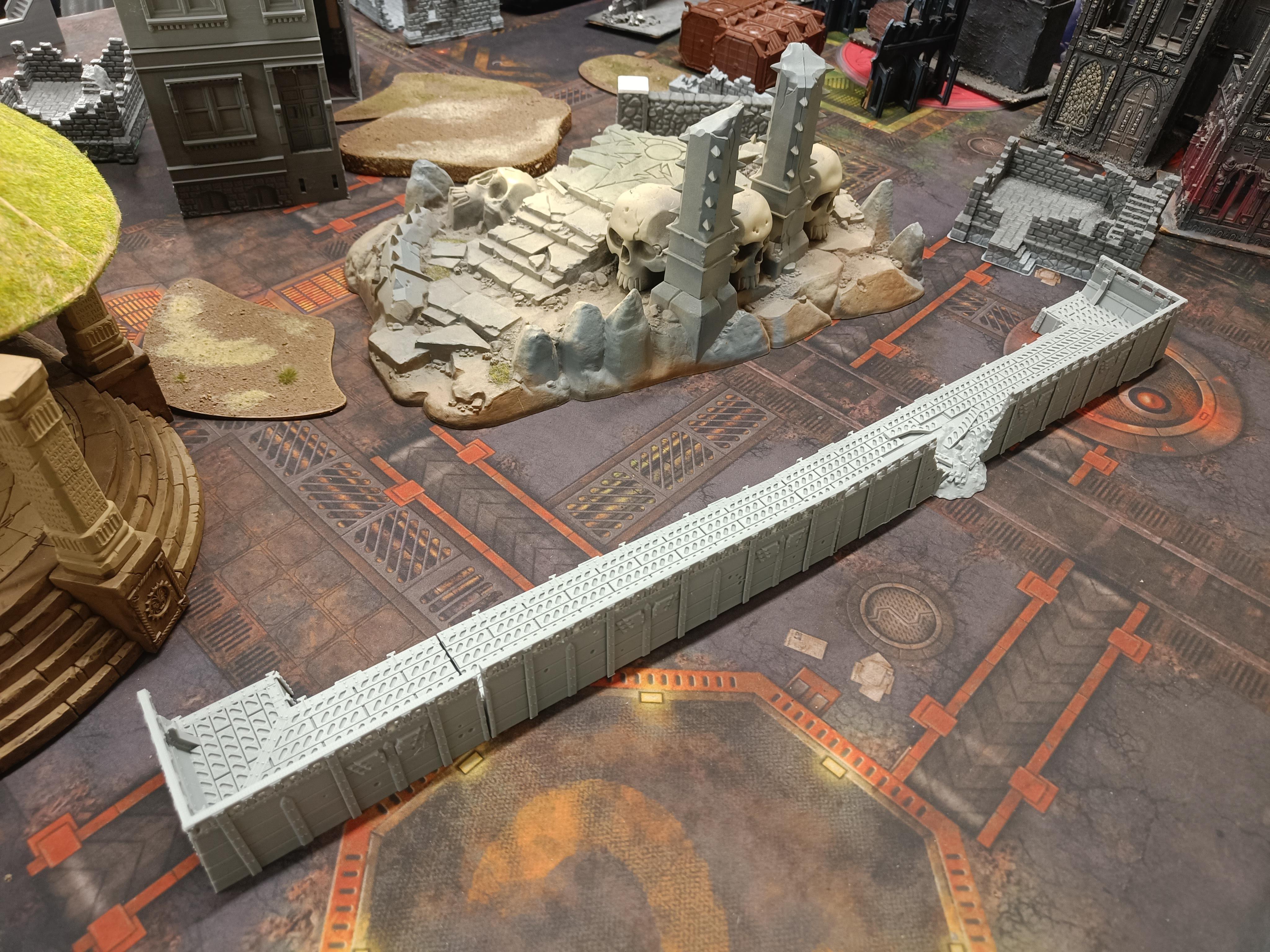 Modular Sci-Fi Barricade / Defence Trenchline thumbnail